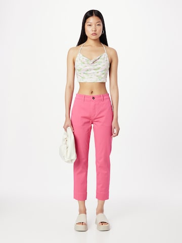 Claire Slim fit Chino trousers 'Thareza' in Pink