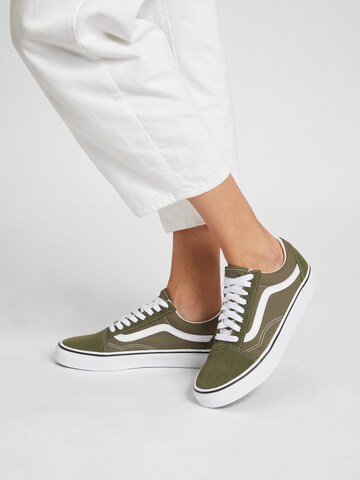 VANS Matalavartiset tennarit 'Old Skool' värissä vihreä: edessä