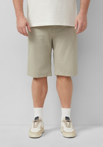 Regular Pantalon ' DETROIT ' s.Oliver en vert : devant