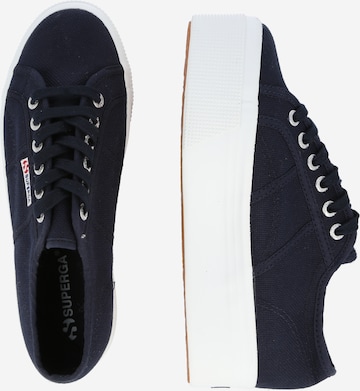 SUPERGA Platform trainers in Blue