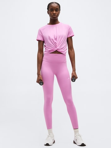NIKE Skinny Športne hlače 'ONE' | roza barva