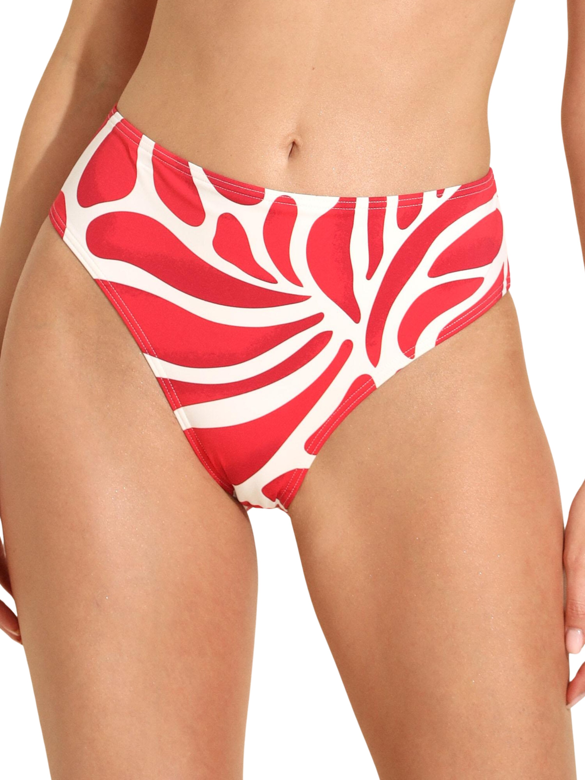 Marilyn Dół bikini 'Sea Bloom' w kolorze czerwony