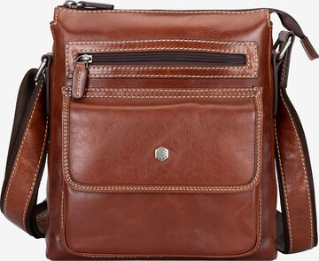 Jekyll & Hide Crossbody Bag in Brown: front