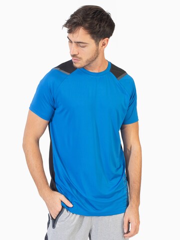 SpyderTehnička sportska majica - plava boja: prednji dio
