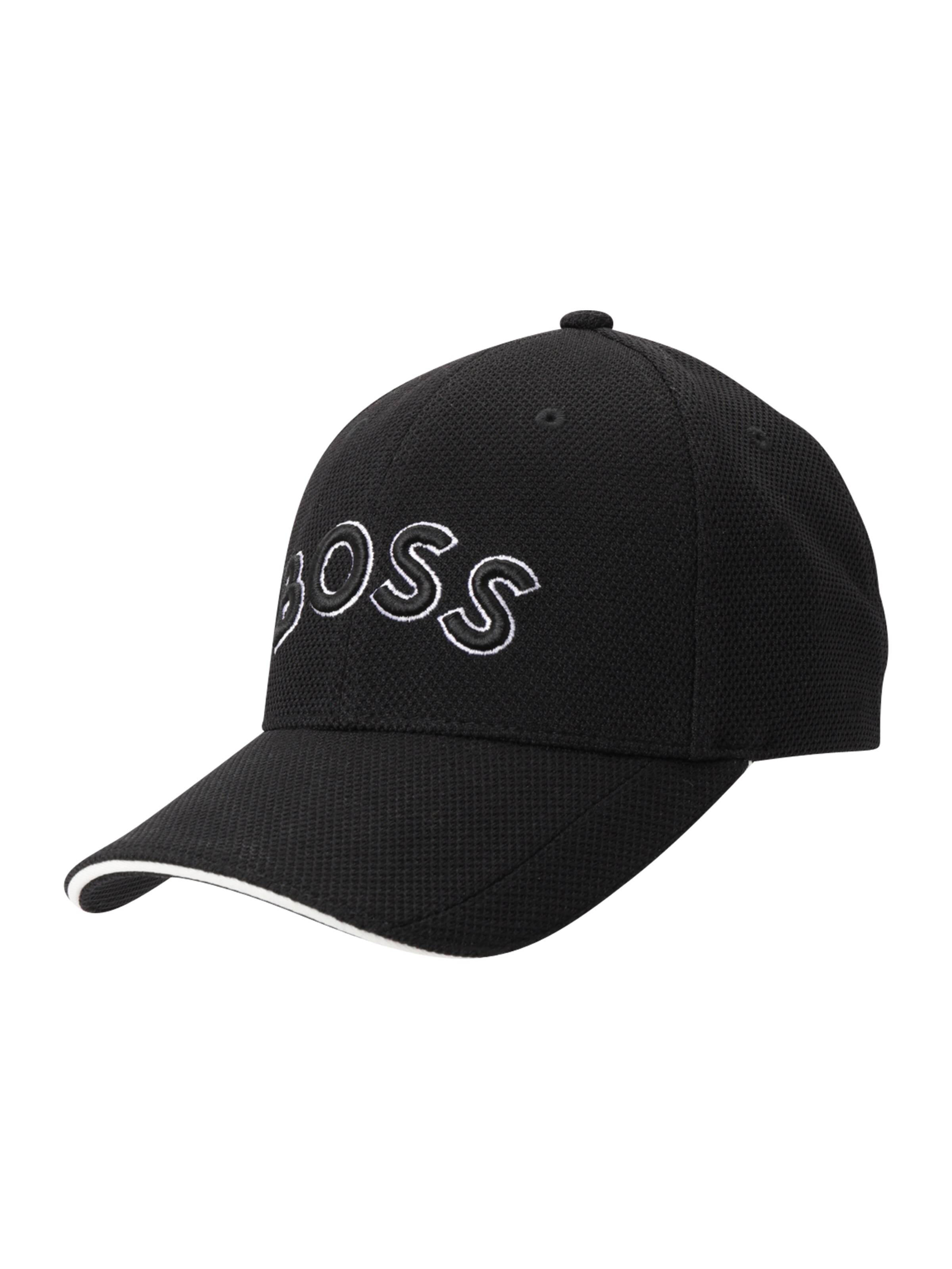 Cappello da baseball di BOSS in nero: frontale