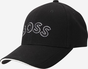Cappello da baseball di BOSS in nero: frontale