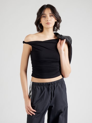 ABOUT YOU Top in Black: front