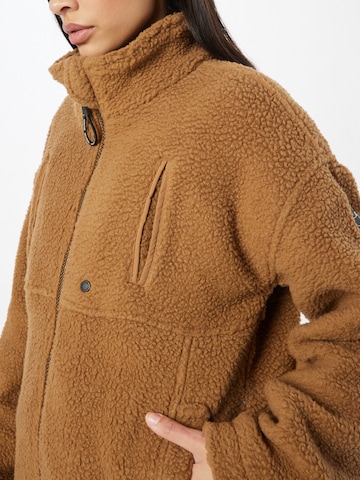 Alife and Kickin Fleece Jacket 'KaluaAK' in Brown