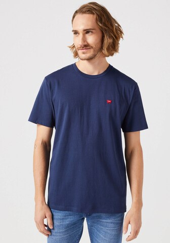 Maglietta 'SIGN OFF TEE' di WRANGLER in blu: frontale