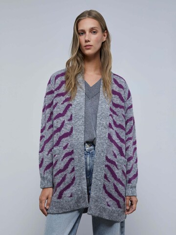 Scalpers Knit cardigan in Grey: front