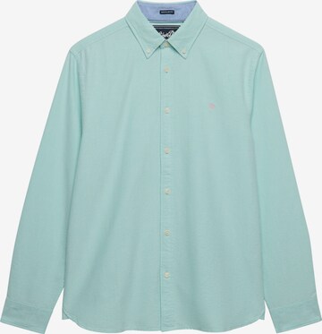 Chemise 'Oxford Preppy' Superdry & Co en vert : devant