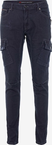 CIPO & BAXX Regular Cargo Jeans 'Akin' in Blue: front