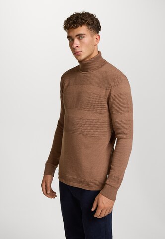 Kronstadt Sweater 'Fisker' in Brown
