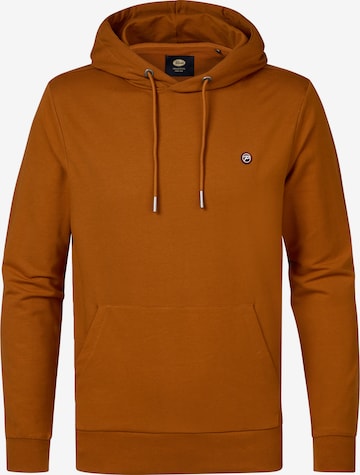 Petrol Industries Sweatshirt 'Tetlin' in Braun: Vorderseite