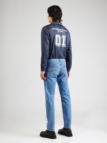 Lee Слим фит Дънки 'RIDER' в синьо: отзад