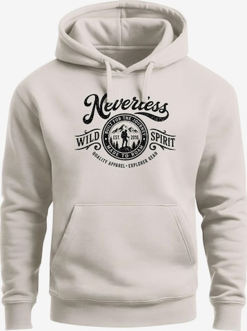 Neverless Sweatshirt 'Wild Spirit' in Beige: Vorderseite