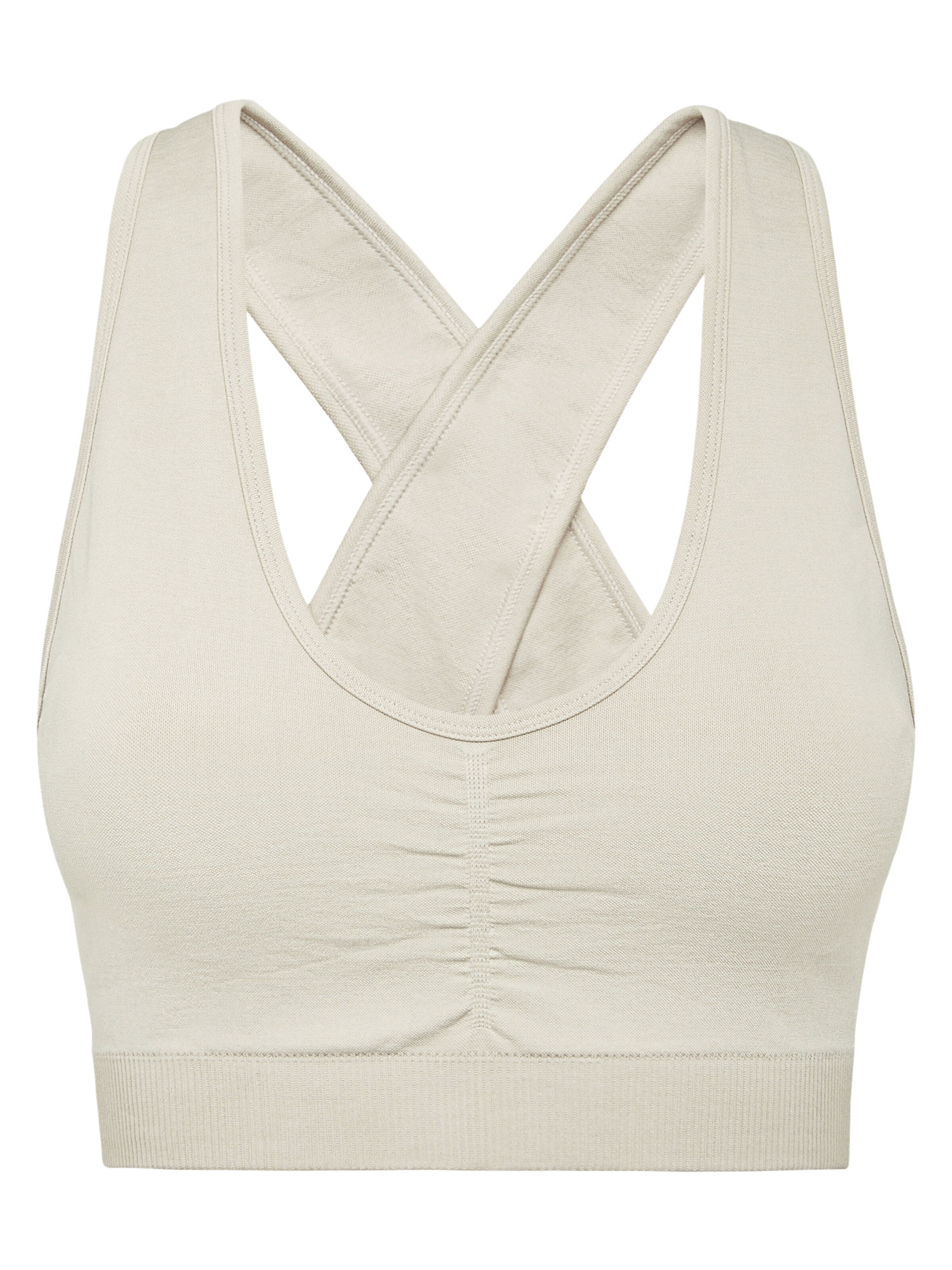 Plein Sport - Soutien Bustier Top desportivo em cinzento: frente