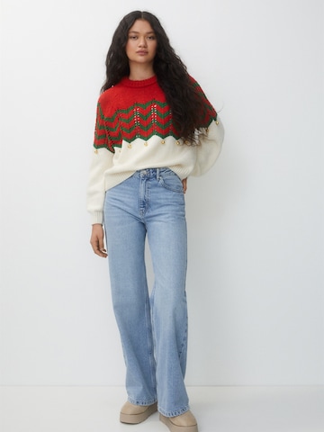 Pull&Bear Pullover in Rot