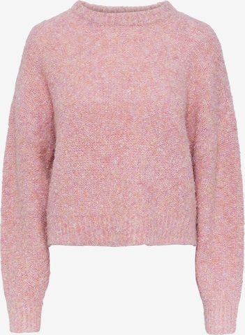 Pull-over 'Catherine' PIECES en rose : devant