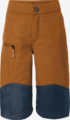 VAUDE Outdoor Pants 'Caprea' in Brown: front