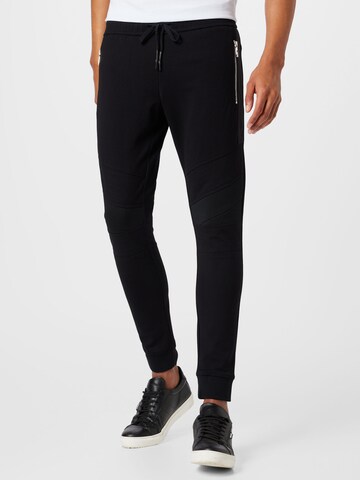 ANTONY MORATO Tapered Pants in Black: front