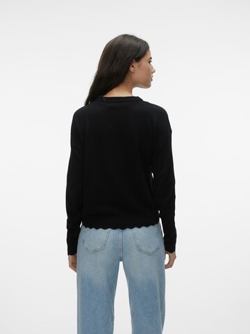 VERO MODA Pullover 'PEONY' in Schwarz