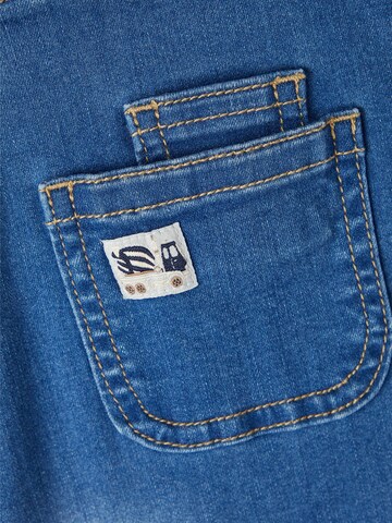 NAME IT Regular Latzjeans 'Ben Baggy' in Blau