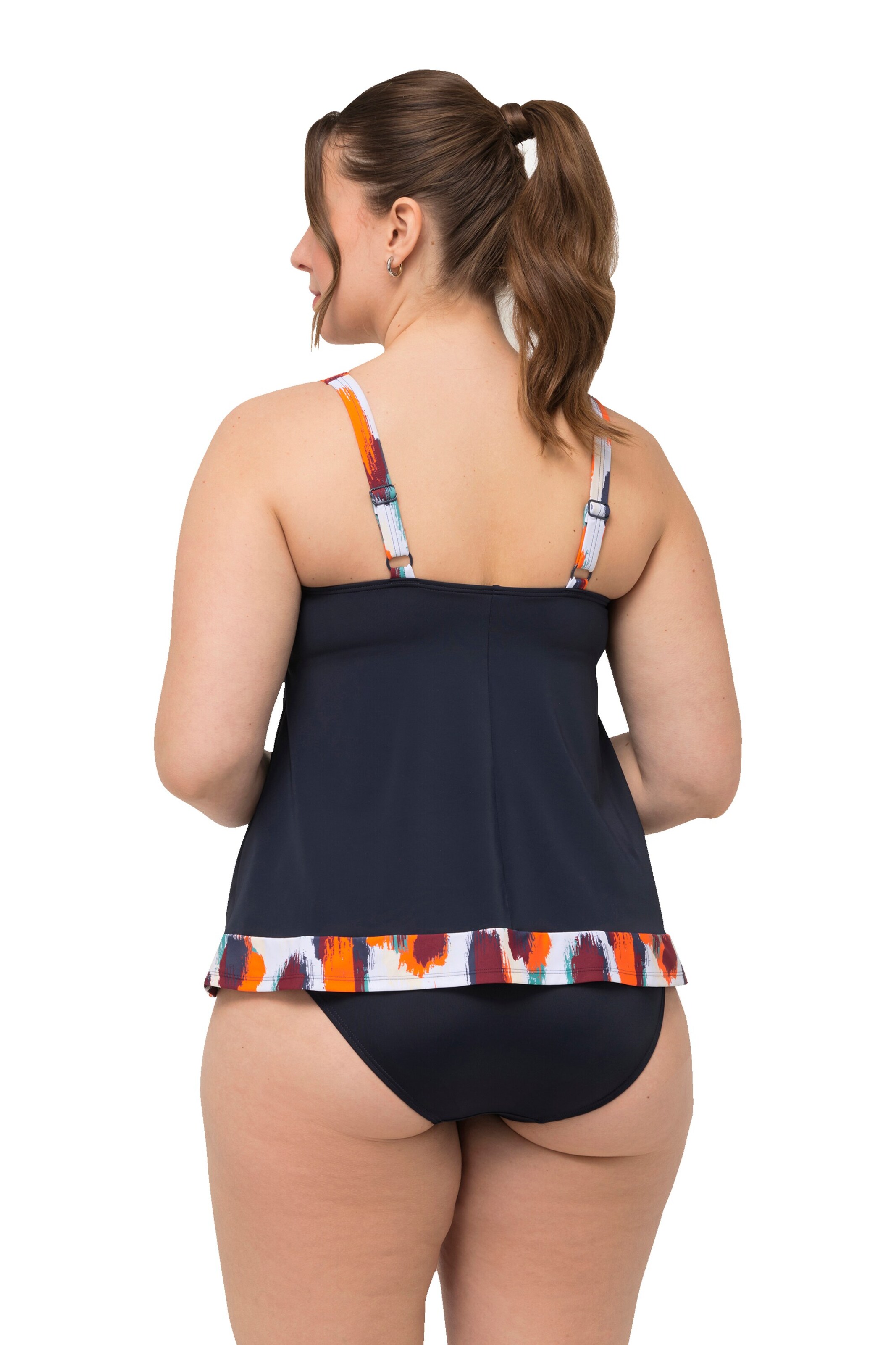 Ulla Popken Bralette Tankini in Blue