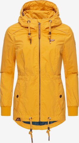 Ragwear Outdoor Jacket 'Danka' in Yellow: front