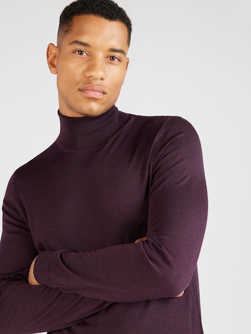 BOSS Black Sweater 'Musso' in Purple