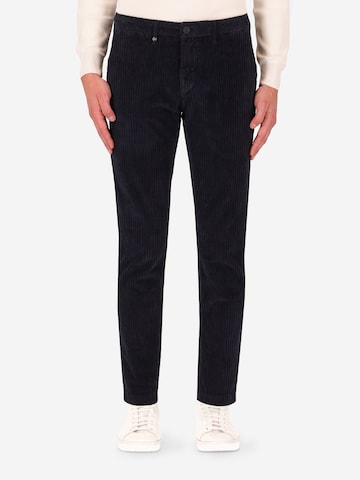 Distretto12 Slimfit Chino in Blauw: voorkant
