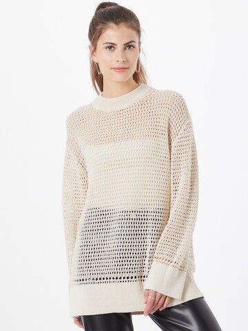 Pull-over Monki en blanc : devant