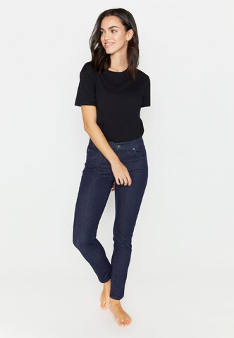 Angels Skinny Slim Fit Jeans Jeans Skinny mit Organic Cotton in Blau