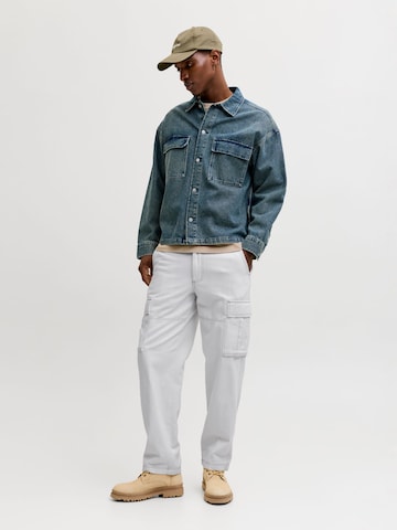 JACK & JONES regular Cargobukser i hvid