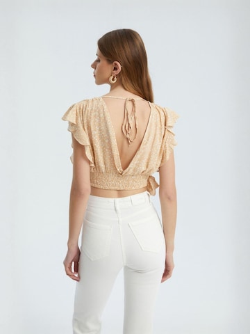 Chemisier Hiccup en marron