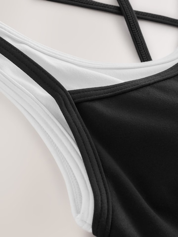 Next Bustier Sport-BH in Schwarz