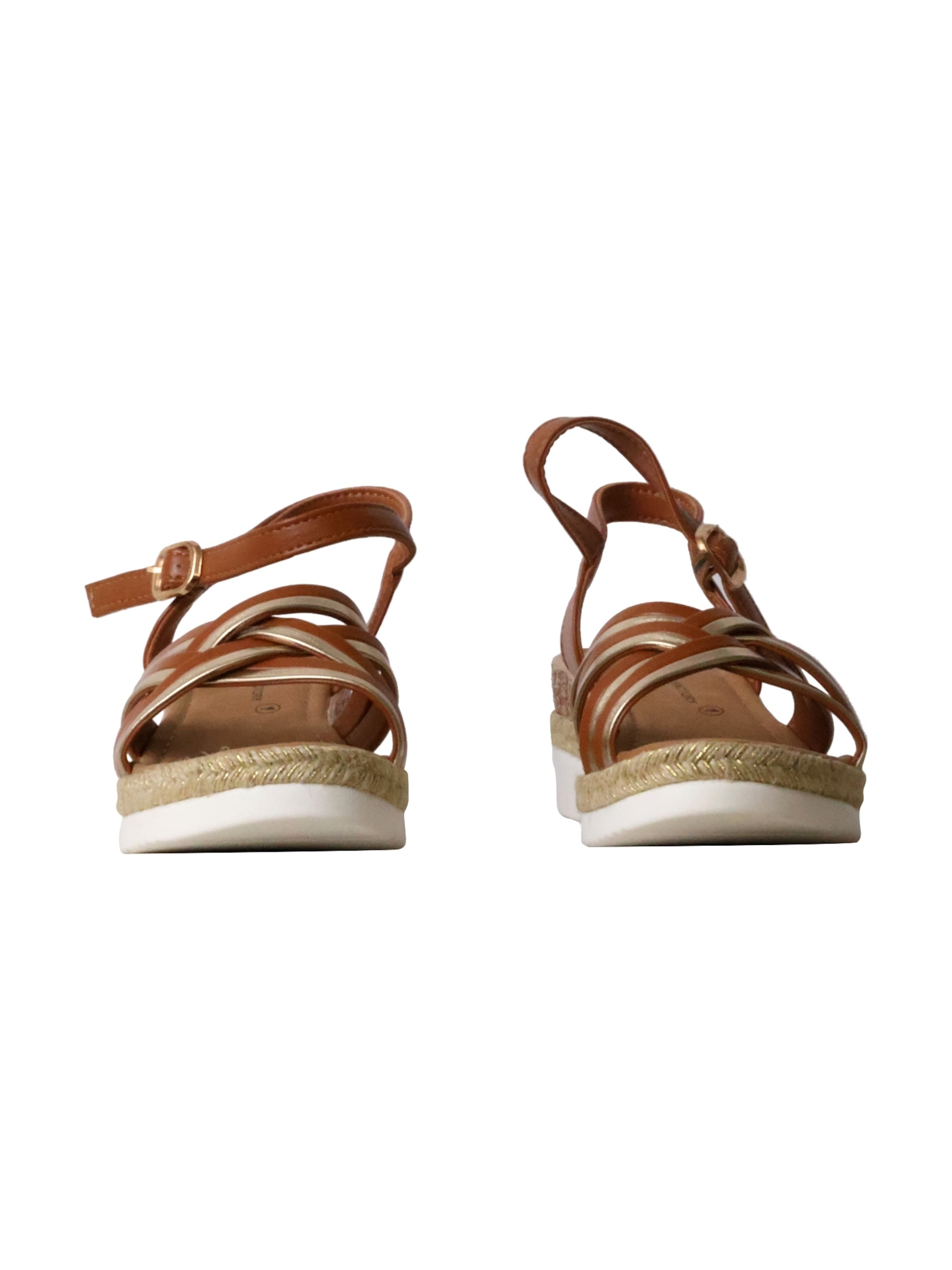 Sandales The Divine Factory en marron