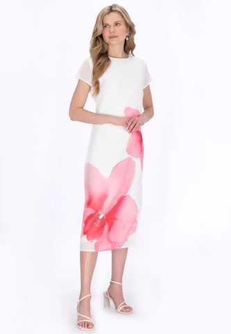 Robe Usha en blanc : devant