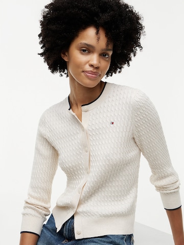 TOMMY HILFIGER Kampsun 'Mini Cable', värv beež