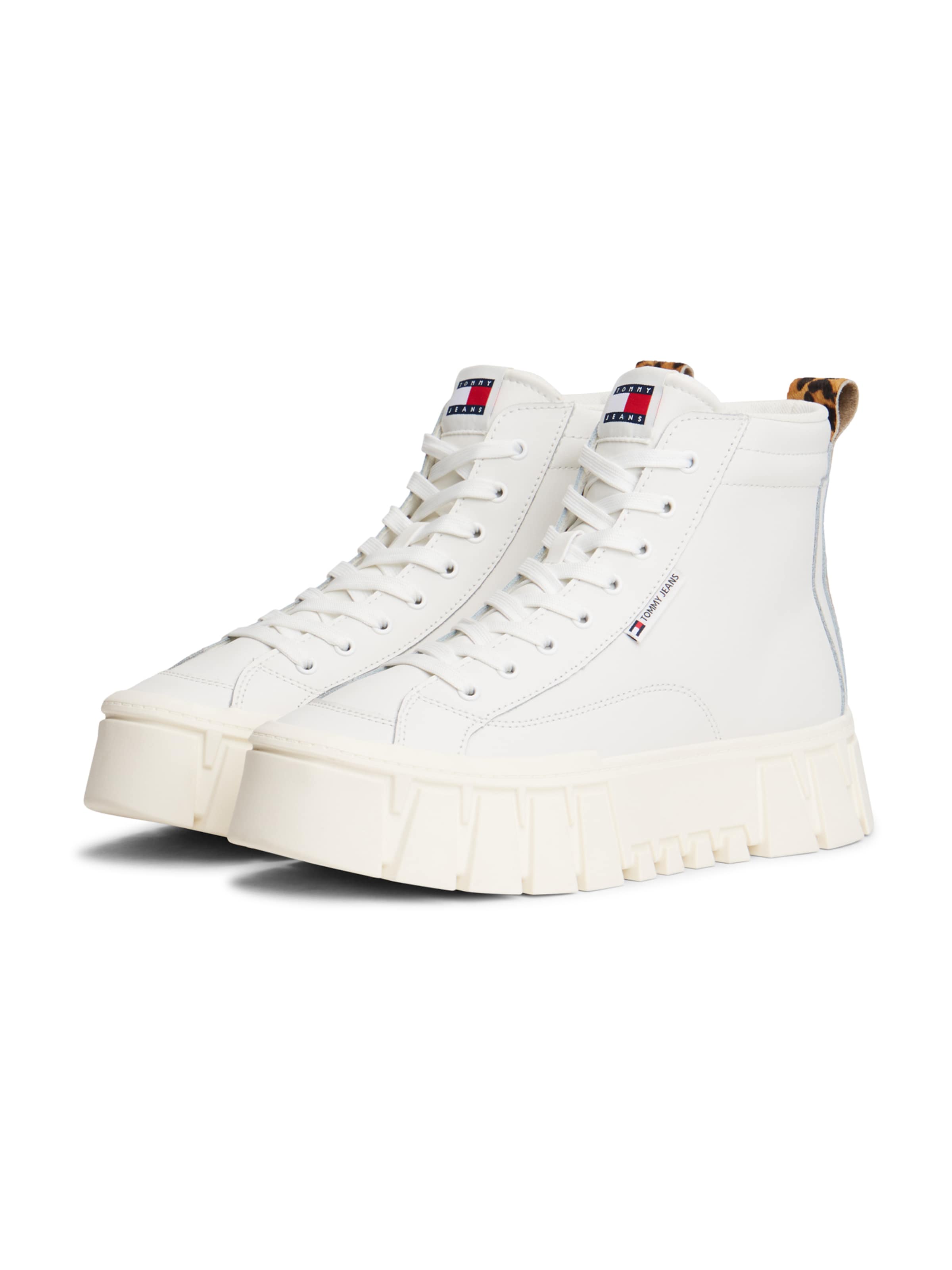 Tommy Jeans High-top trainers in White: front