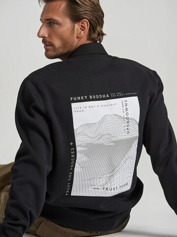 Sweat-shirt Funky Buddha en noir