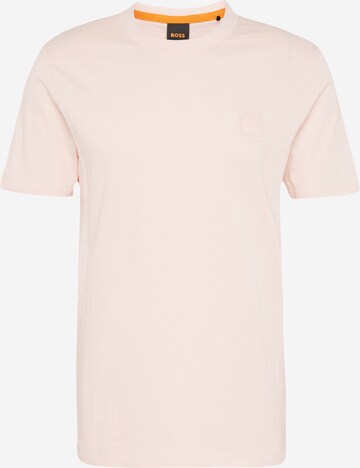 T-Shirt 'Tegood' BOSS en rose : devant