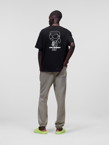 Karl Lagerfeld T-shirt 'Ikonik 2.0' i svart