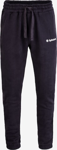 SPITZBUB Tapered Broek 'Ludis' in Zwart: voorkant