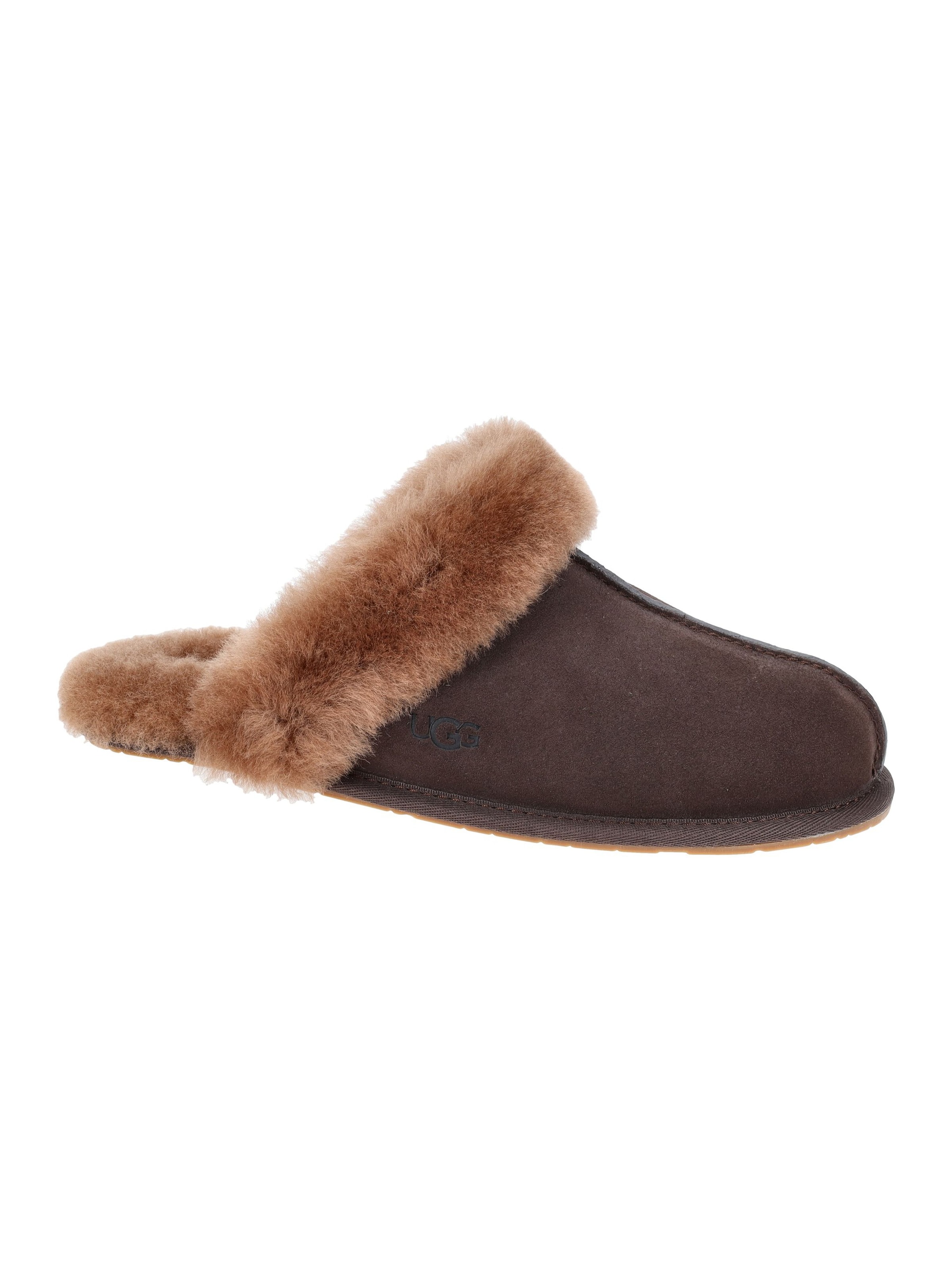 UGG Pantolette 'UGG Scuffette Hausschuhe braun burnt-cedar 1106872' in Braun