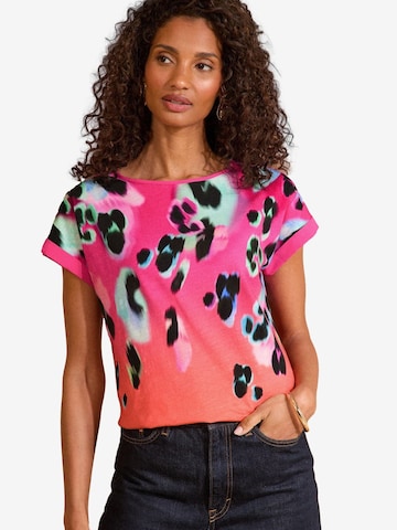 love & roses Shirt in Pink: front
