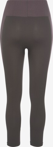 Skinny Pantalon de sport LASCANA ACTIVE en gris