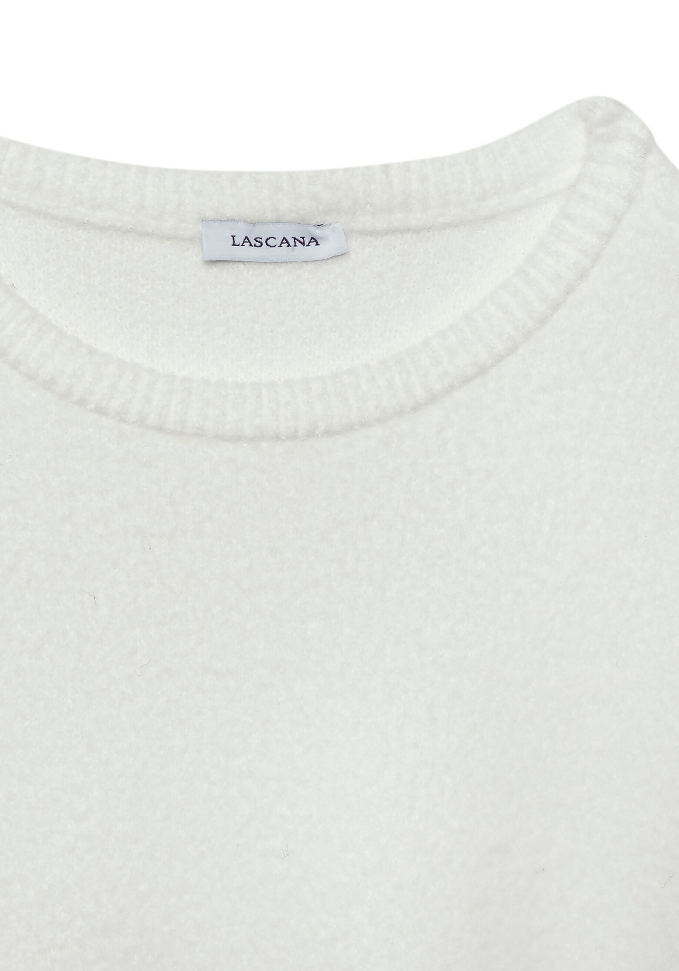 LASCANA Pullover i hvid