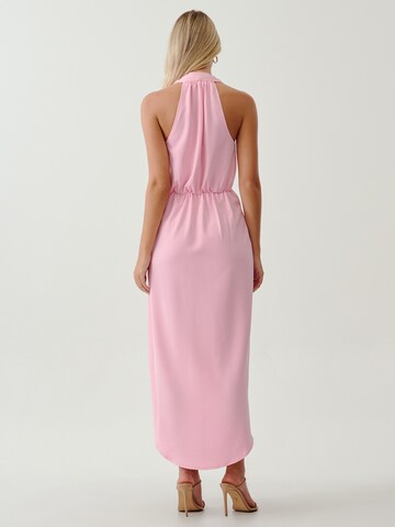 Tussah Dress 'KARMEN' in Pink: back