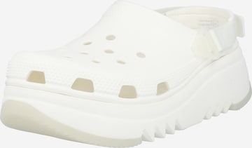 Crocs Clogs 'Hiker Xscape' in White: front